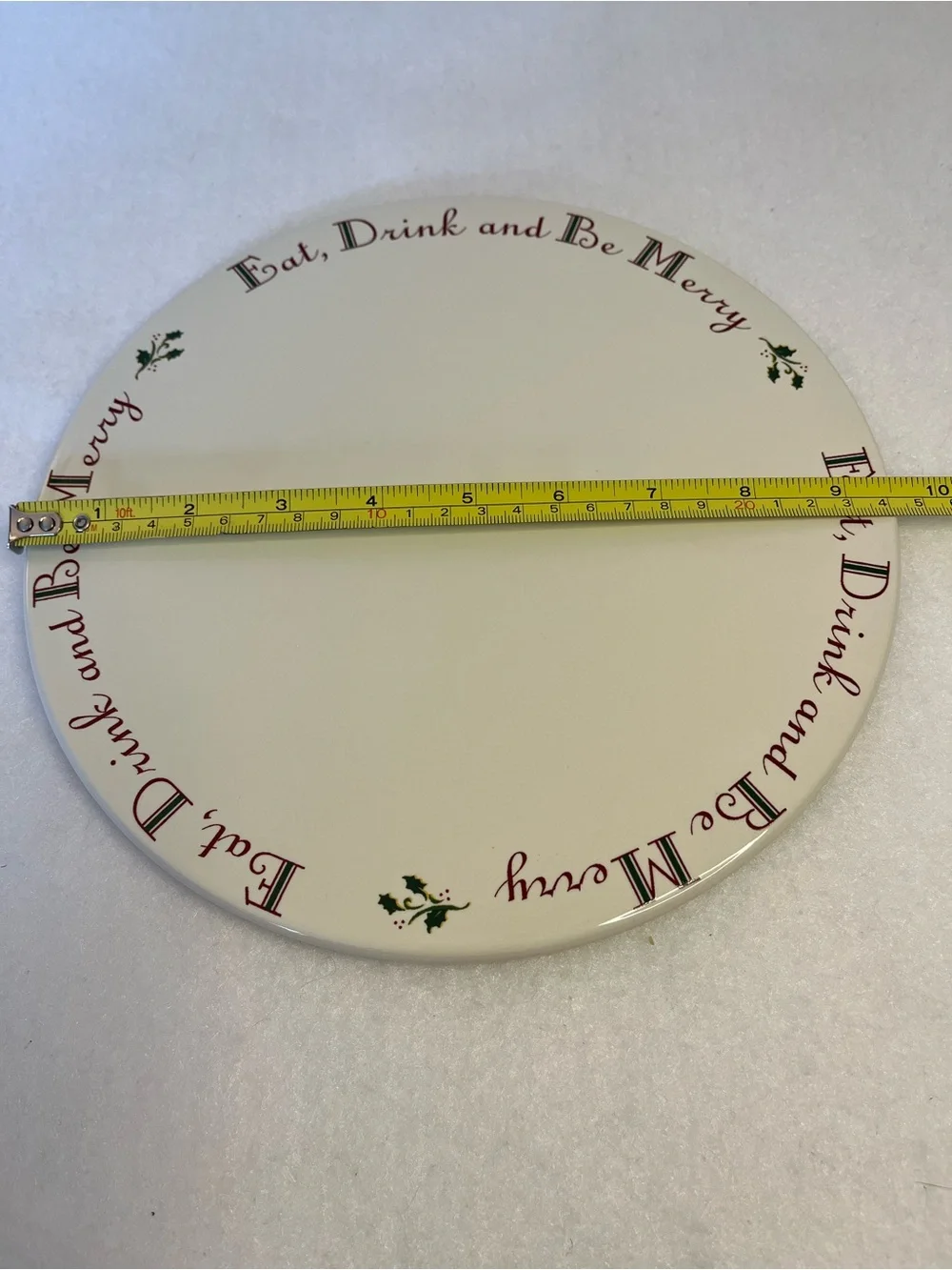 Target “Eat, Drink and Be Merry” Holiday Plate